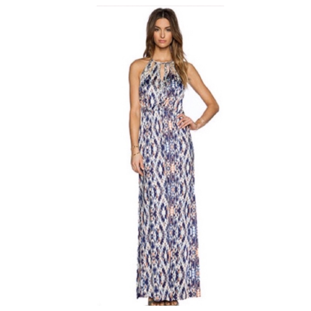 Parker Beaded Halter Dress